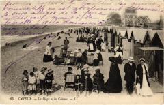 Cayeux la plage et les cabines