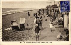 Cayeux la plage et les cabines