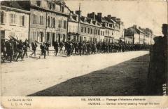 Amiens passage d'infanterie allemande à Amiens
