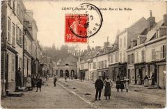 Conty Grande Rue et les Halles à Conty