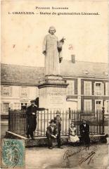 Chaulnes Statue du grammirien Lhomond à Chaulnes