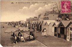 Cayeux la plage et les cabines