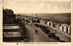 Cayeux la plage et les cabines -
													80 Somme
												