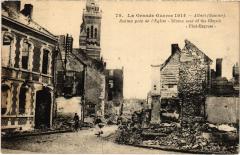 Albert Ruines de l'eglise à Albert