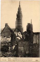 Albert bormbarde par les allemands -
																					80300 Albert
																			