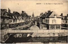 Amiens Rue Majots Eglise Saint-Leu à Amiens