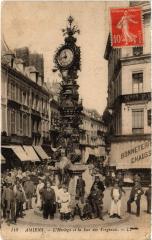 Amiens Horloge et Rue des Vergeaux à Amiens