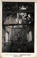 Armancourt interieur de l'eglise à Armancourt