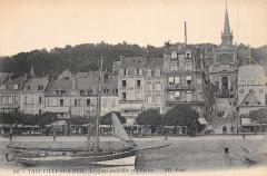 Trouville Sur Mer - Le Quai Joinville Et Eglise -
																					14360 Trouville-sur-Mer
																			