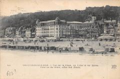 Trouville Sur Mer - Vue Sur La Plage - Les Villas Et Les Hotels -
																					14360 Trouville-sur-Mer
																			