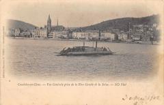 Caudebec En Caux - Vue Generale Prise De La Rive Gauche De La Seine -
													76 Seine Maritime
												