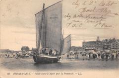 Berck Plage - Voilier Avant Le Depart Pour La Promenade à Berck