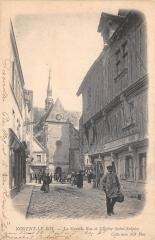 Nogent Le Roi - La Grande Rue Et Eglise Saint Sulpice -
																					28210 Nogent-le-Roi
																			