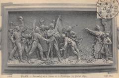 Paris - Bas Relief De La Statue De La Republique à Paris
