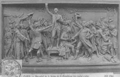 Paris - Bas Relief De La Statue De La Republique à Paris