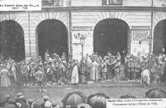 Saint Die - Prisonniers Devant L'Hotel De Ville -
													88 Vosges
												