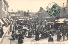 Le Mans - La Place De L'Eperon Un Jour De Marche -
																					72100 Le Mans
																			