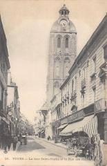 Tours - La Tour Saint Martin Et La Rue Des Halles -
																					37200 Tours
																			