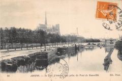 Amiens - Le Port D'Amont - Vue Prise Du Pont De Beauville à Amiens