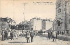Oloron Sainte Marie - La Place Gambetta Un Jour De Marche -
																					64400 Oloron-Sainte-Marie
																			