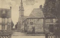 L église et le bourg -  route de Passais à Saint-Mars-d'Égrenne
