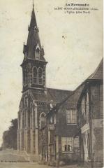 L'église (coté nord) à Saint-Mars-d'Égrenne