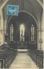 Intérieur de l'église à Saint-Mars-d'Égrenne