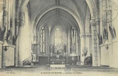 Intérieur de l'église à Saint-Mars-d'Égrenne