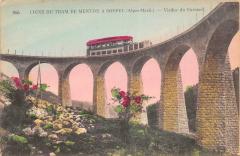 Ligne Du Tram De Menton A Sospel - Viaduc Du Caramel à Menton