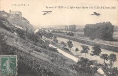 Env.de Sens - L'Eglise Saint-Martin Et Vallee De L'Yonne - Aeroplanes