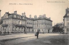 Moulins - Place Et Hotel De Paris à Moulins