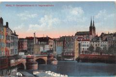 Metz - Saint-Georgenbrucke Mit Saint-Segolenakirche -
																					57000 Metz
																			