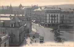 Belfort - La Place De La Republique - Contre Jour -
																					90000 Belfort
																			