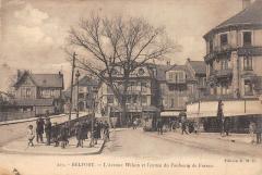 Belfort - L'Avenue Wilson Et Entree Du Faubourg De France -
																					90000 Belfort
																			