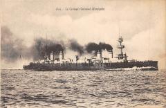 Marine De Guerre - Le Croiseur Cuirasse Montcalm -
													France
												