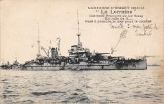 Marine De Guerre - Campagne D'Orient - La Lorraine - Cuirasse -
													France
												