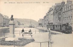 Morlaix - Statue Du Corsaire Cornic Et Le Bassin - Train En Ville -
																					29600 Morlaix
																			