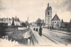 Nogent Le Rotrou - Le Pont Et Eglise Saint Hilaire -
																					28400 Nogent-le-Rotrou
																			