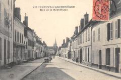 Villeneuve L'Arecheveque - Rue De La Republique -
													89 Yonne
												