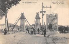 Libourne - Entree Du Pont Metallique Et Du Pont Des Pietons -
																					33500 Libourne
																			