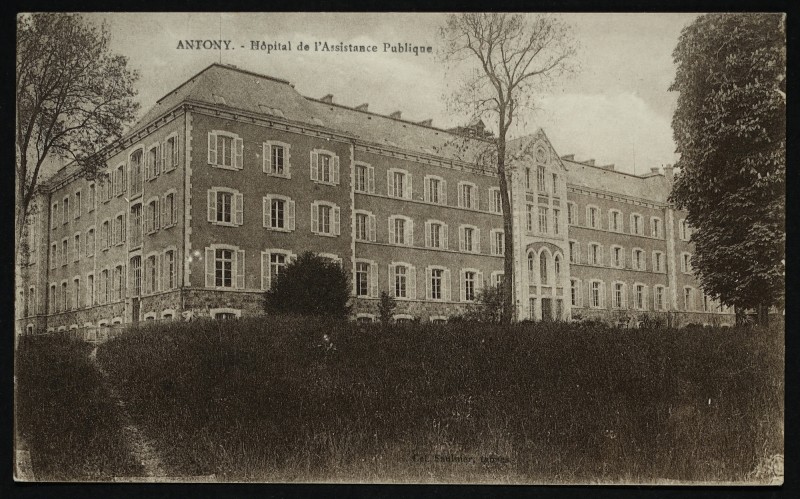 Carte postale ancienne Hôpital de l'Assistance publique à Antony