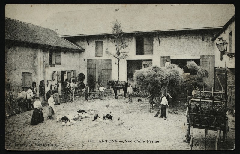 Carte postale ancienne Vue d'une Ferme à Antony