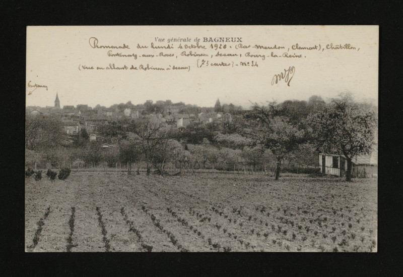 Carte postale ancienne Vue générale à Bagneux
