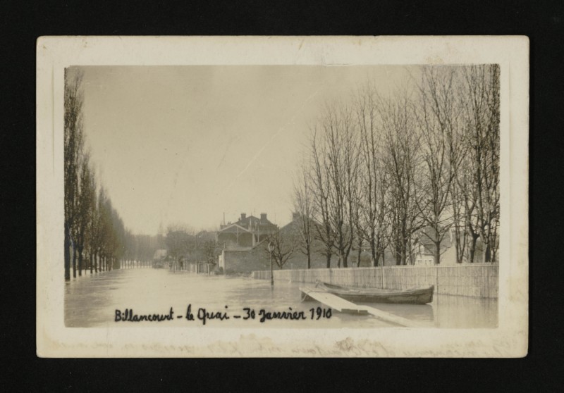 Carte postale ancienne Le Quai de Billancourt à Boulogne-Billancourt