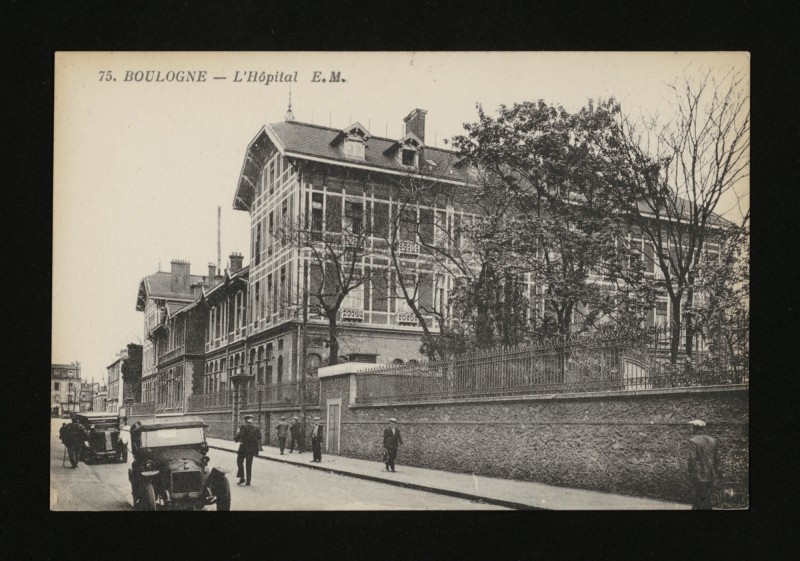 Carte postale ancienne L'Hôpital [Ambroise Paré] à Boulogne-Billancourt