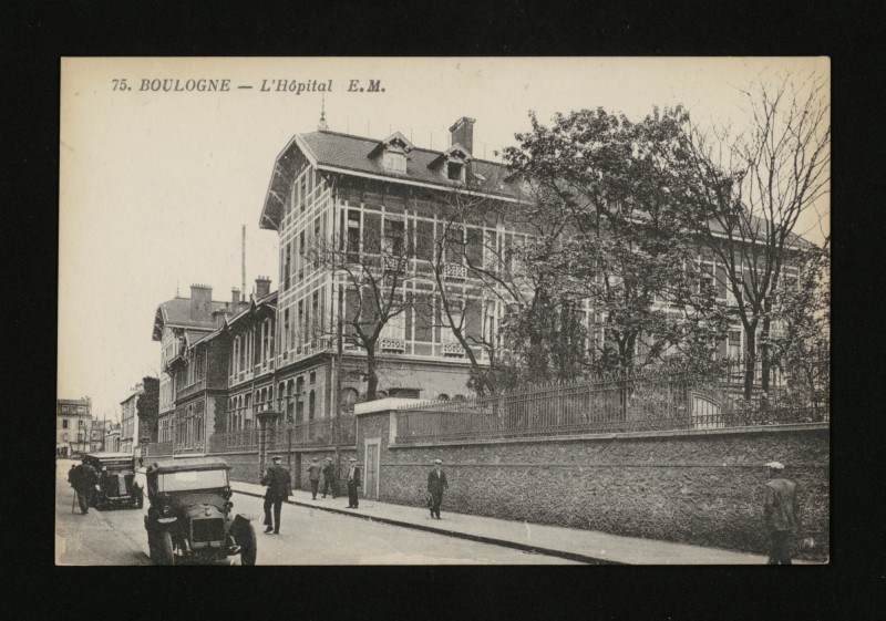 Carte postale ancienne L'Hôpital [Ambroise Paré] à Boulogne-Billancourt