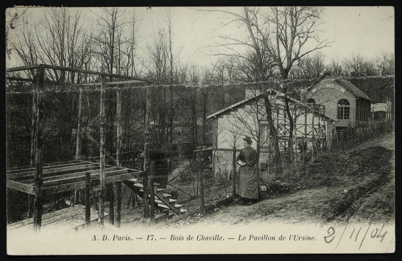 Carte postale ancienne Bois de chaville. - le Pavillon de l'Ursine à Chaville