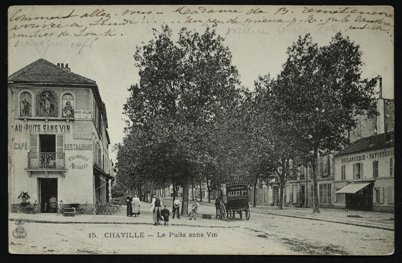 Carte postale ancienne Le Puits sans vin ! ! à Chaville