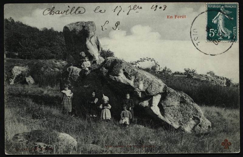 Carte postale ancienne En Forêt à Chaville