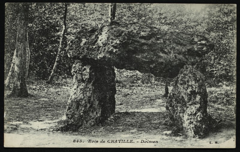 Carte postale ancienne Dolmen à Chaville